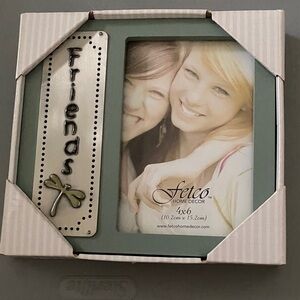 🦩 Friends Photo Frame - Silver and Mint🦩
